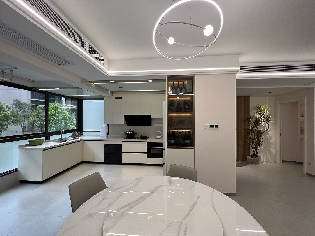 南寧二手房全拆裝修有哪些要注意？現(xiàn)代簡約-餐廚