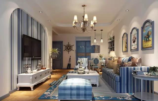 裝修主調(diào)里加些&ldquo;藍&rdquo;色，真的好美啊~