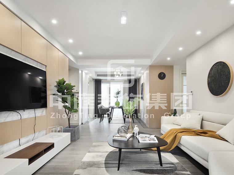 天健西班牙小鎮(zhèn)88平現代風格案例