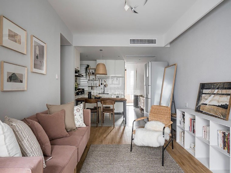 天健西班牙小鎮(zhèn)88平北歐風案例